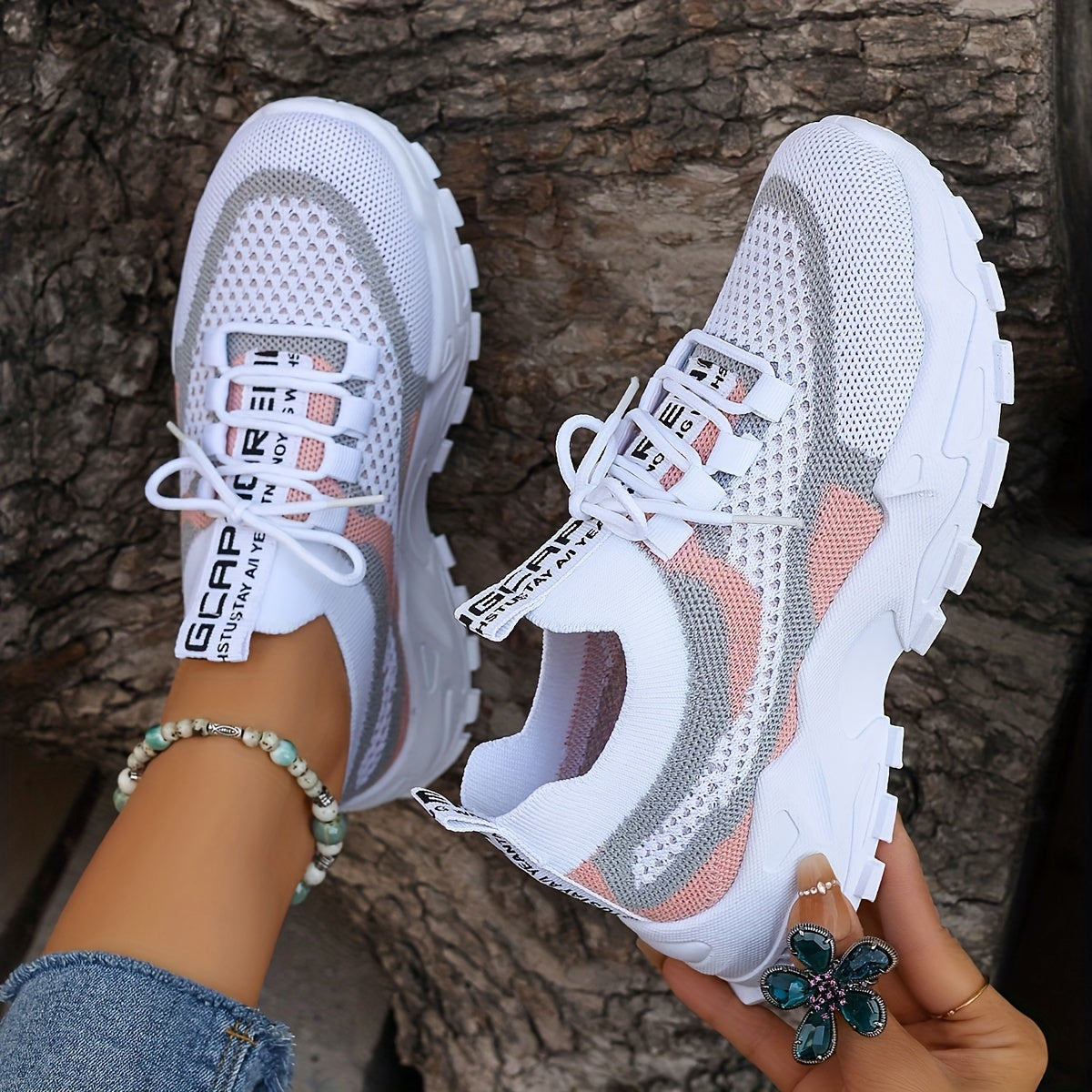 Vayla | Breathable Knit Sneakers