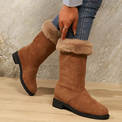 Vayla | Faux Fur Lined Mid-Calf Boots