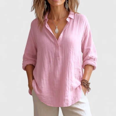Vayla | Comfortable Linen Blouse