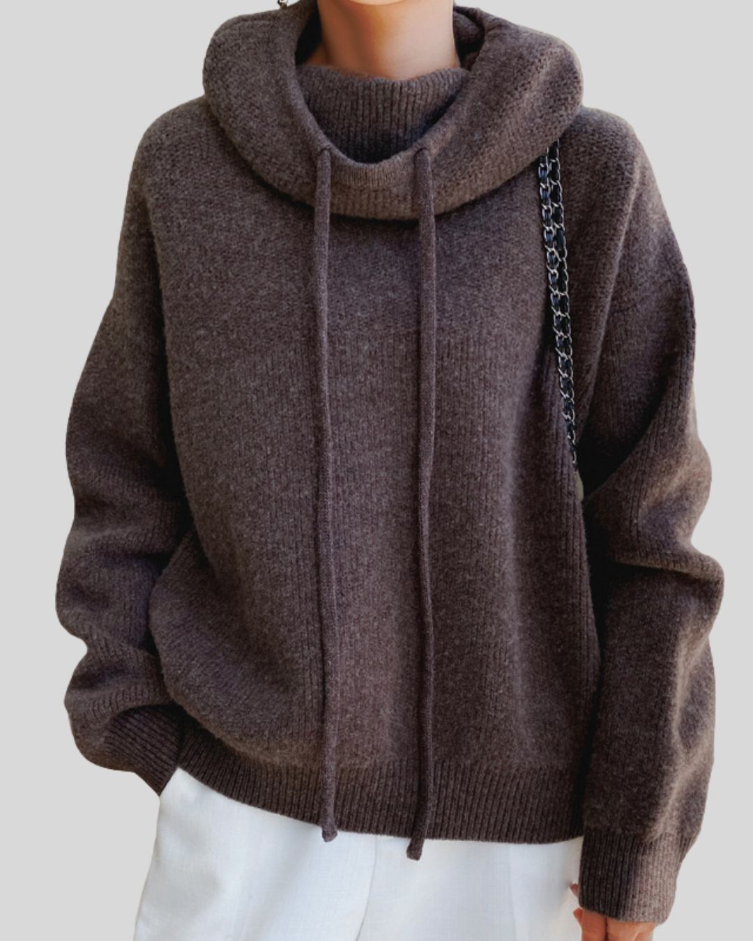 Vayla | Women's Jumper with Luxurious Polo Neck