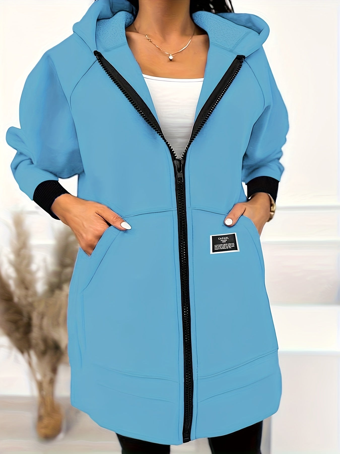 Vayla | Elegant Longline Hoodie