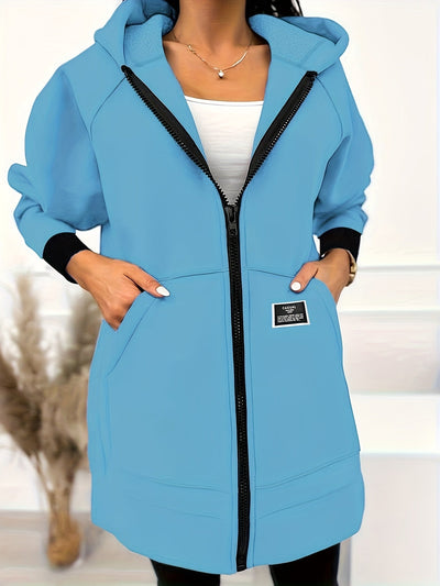 Vayla | Elegant Longline Hoodie