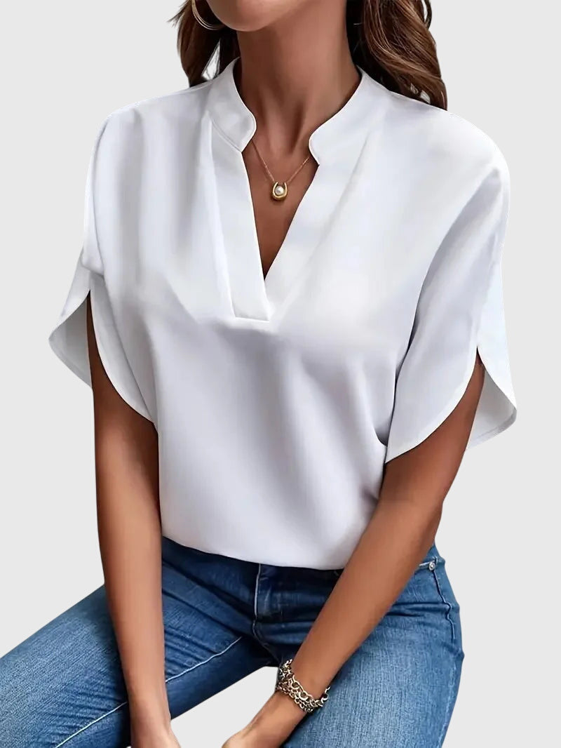 Vayla | Soft and Elegant V-Neck Shirt