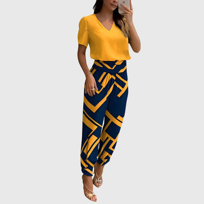 Vayla | Stylish Blouse and Trousers Set