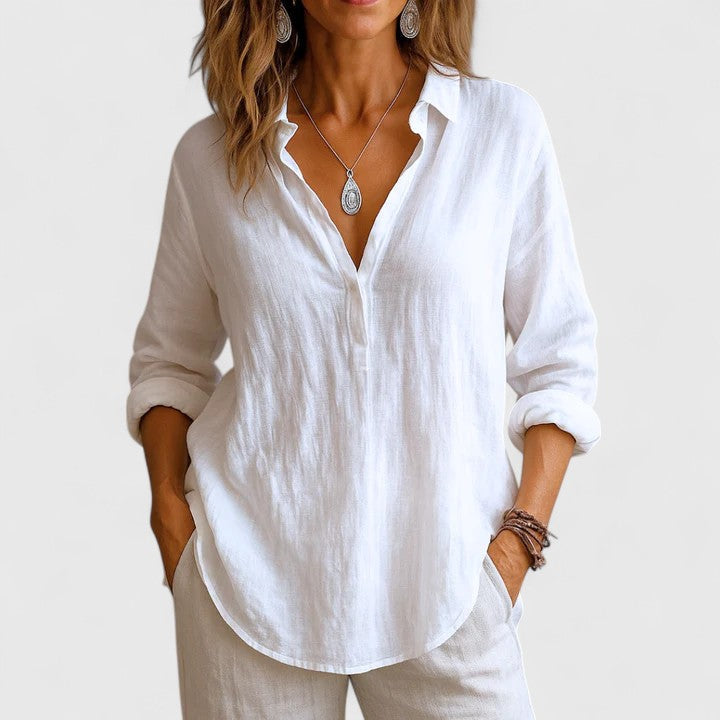 Vayla | Comfortable Linen Blouse