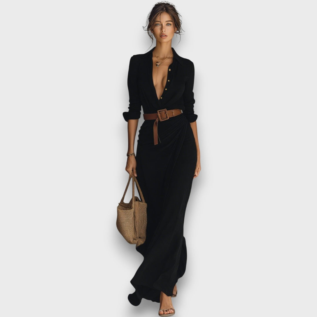 Vayla | Elegant Maxi Wrap Dress