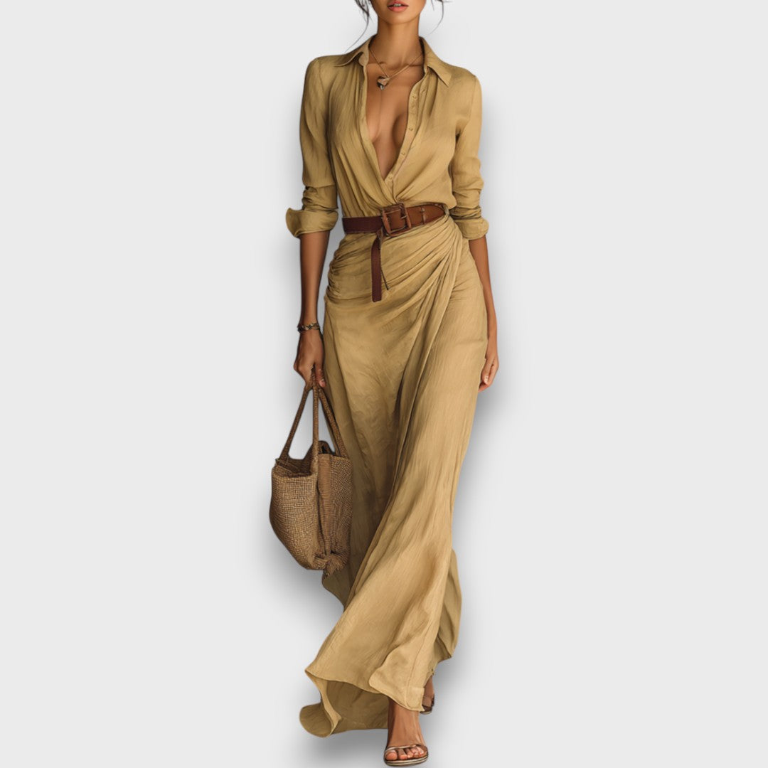 Vayla | Elegant Maxi Wrap Dress