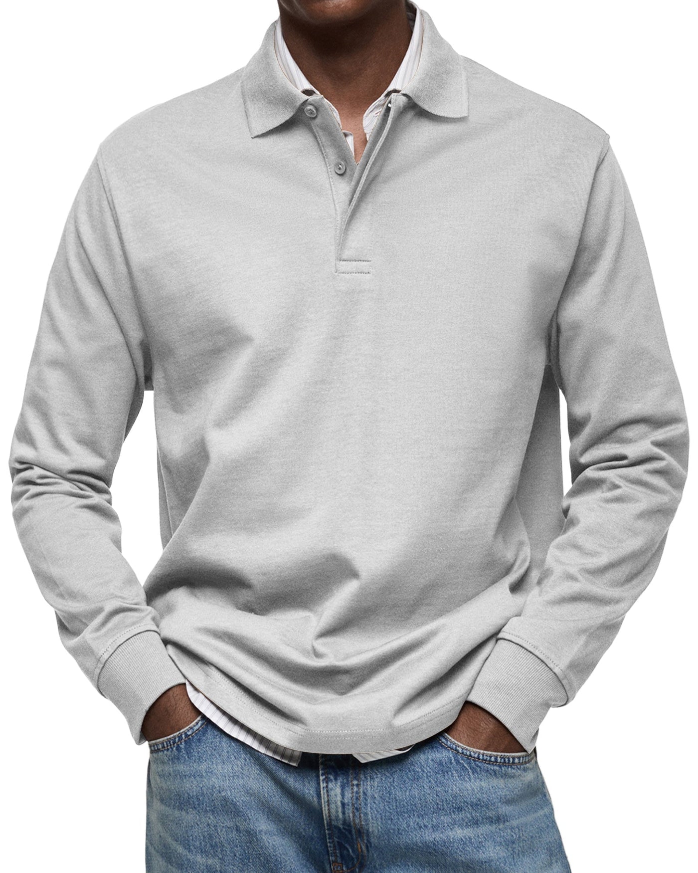 ADRIEN | LUXURY POLO WITH LONG SLEEVES