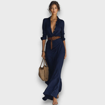 Vayla | Elegant Maxi Wrap Dress