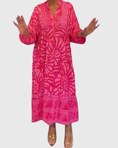 Vayla | Maxi Dress With Elegant Print