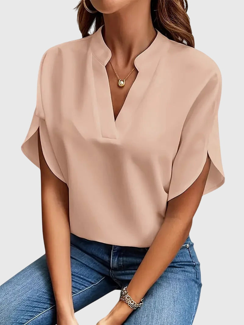 Vayla | Soft and Elegant V-Neck Shirt