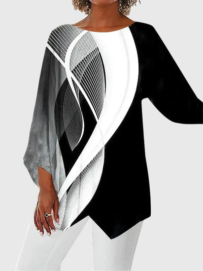 Vayla | Elegant Crew Neck Top