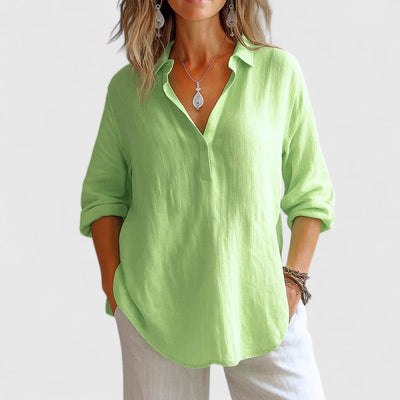 Vayla | Comfortable Linen Blouse