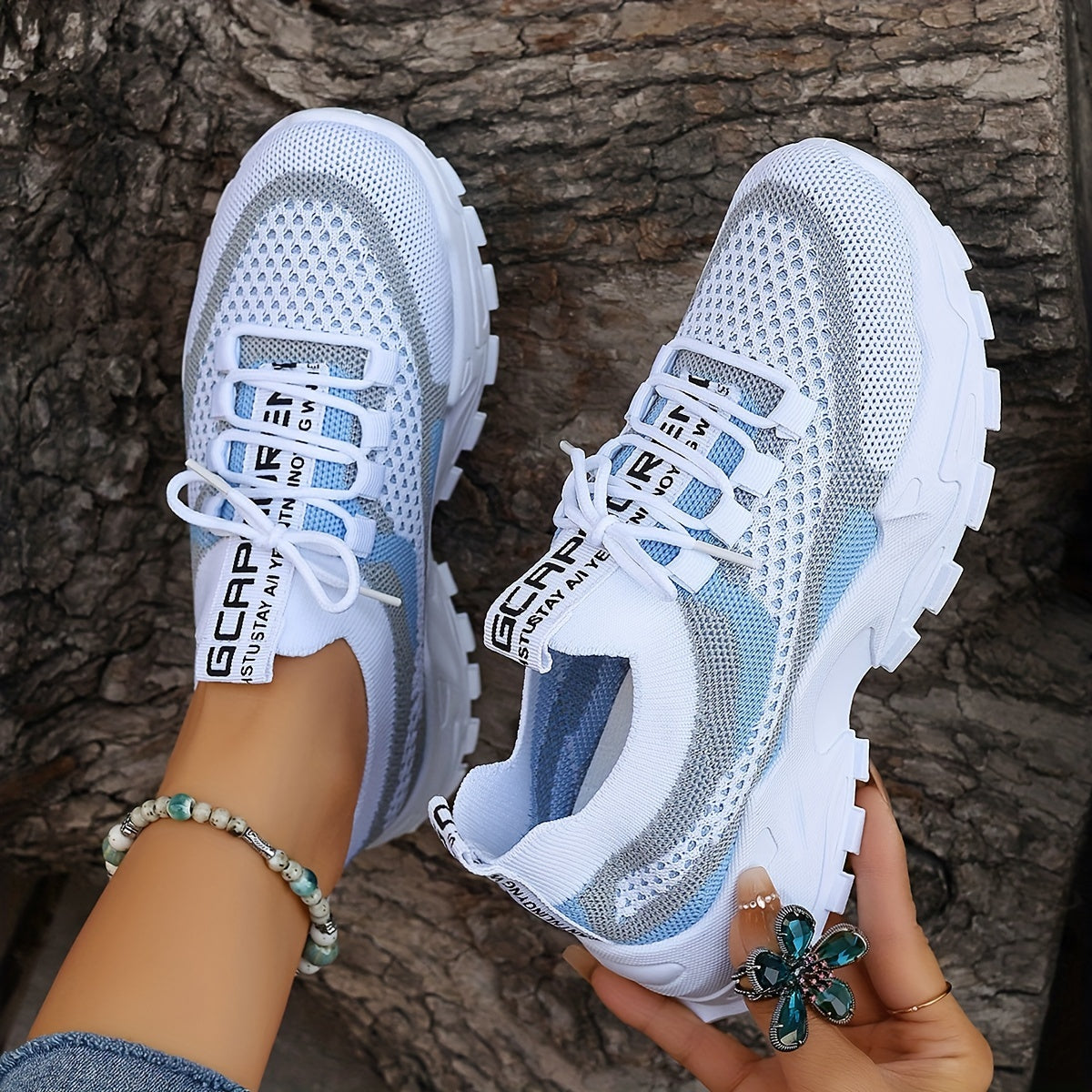 Vayla | Breathable Knit Sneakers