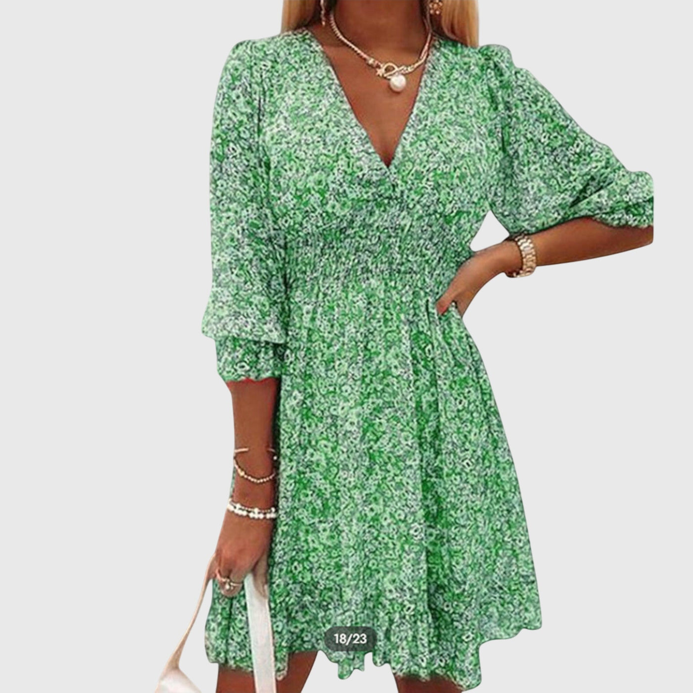 Vayla | Floral Puff Sleeve Dress