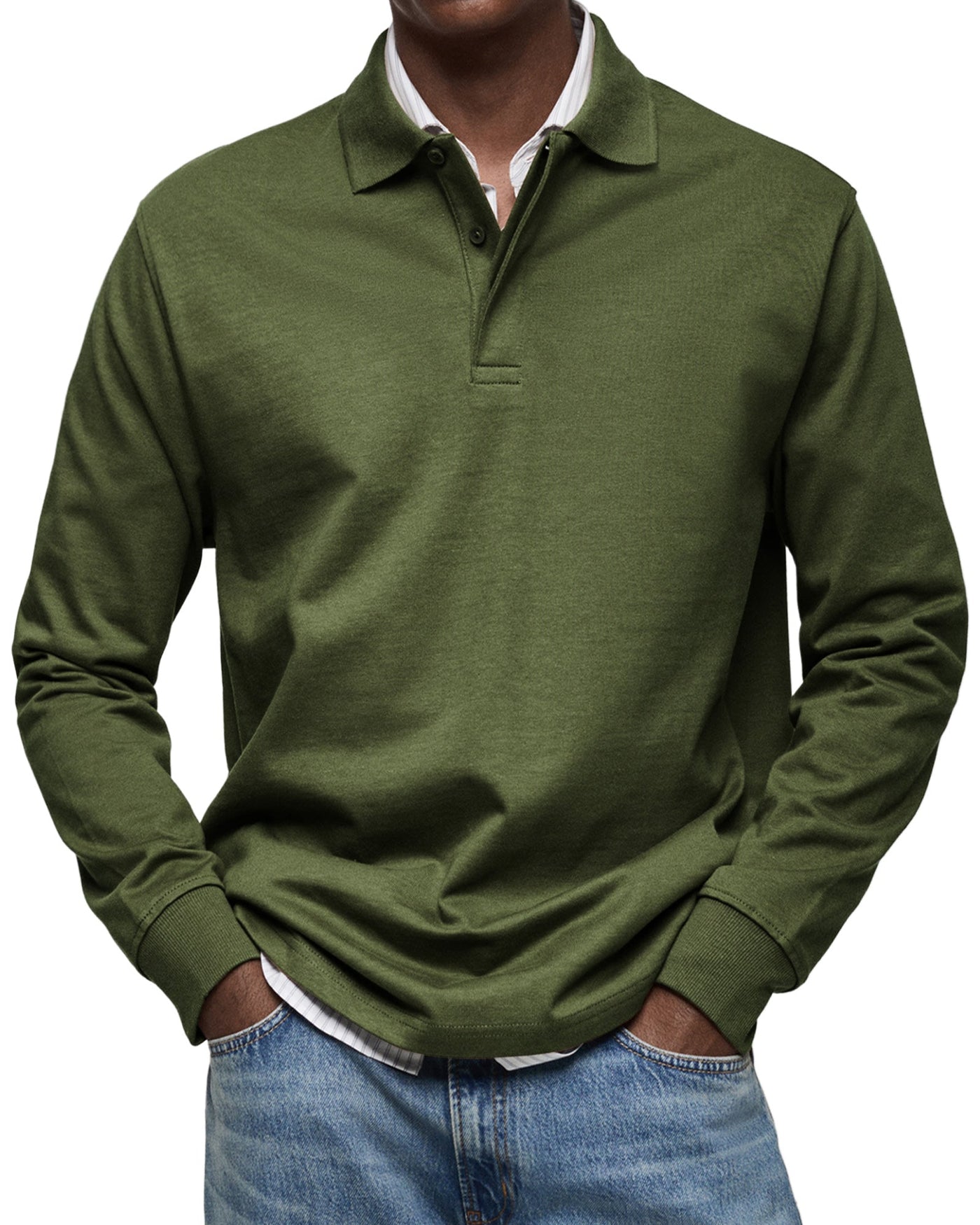 ADRIEN | LUXURY POLO WITH LONG SLEEVES