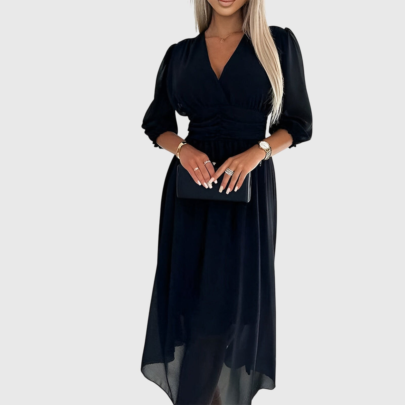 Vayla | Lightweight Silky Chiffon Dress