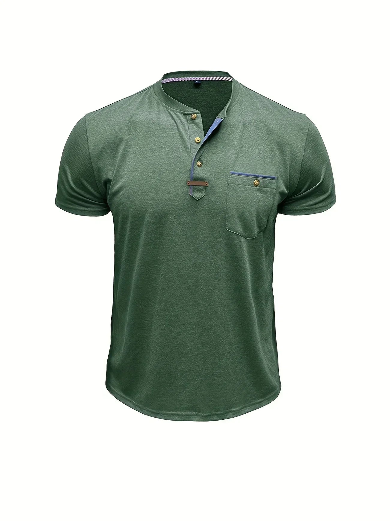 Slade | Classic Round Neck Pocket Shirt