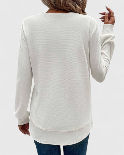 Vayla | Elegant O-Neck Long Sleeve