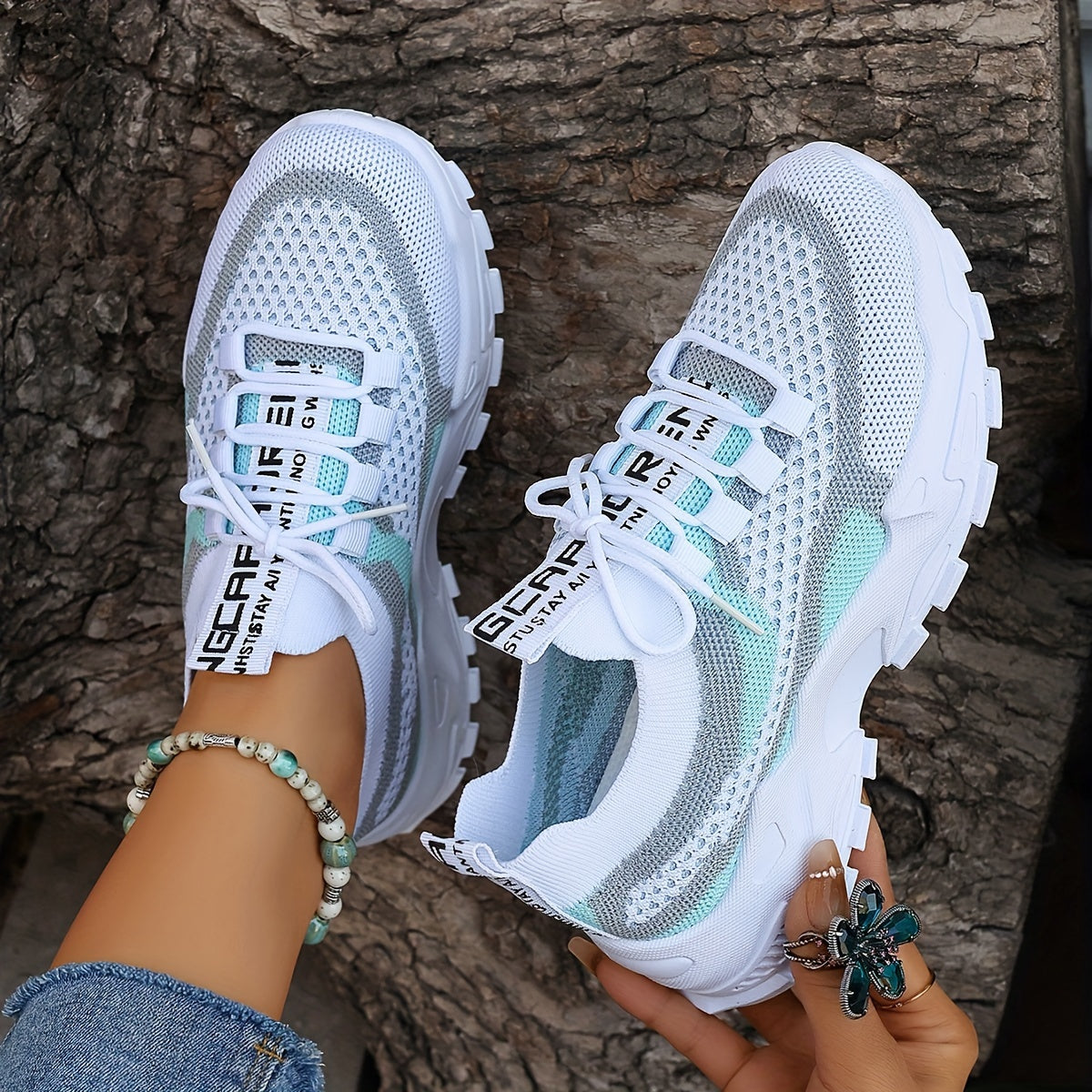 Vayla | Breathable Knit Sneakers