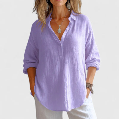 Vayla | Comfortable Linen Blouse