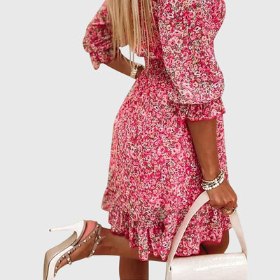 Vayla | Floral Puff Sleeve Dress