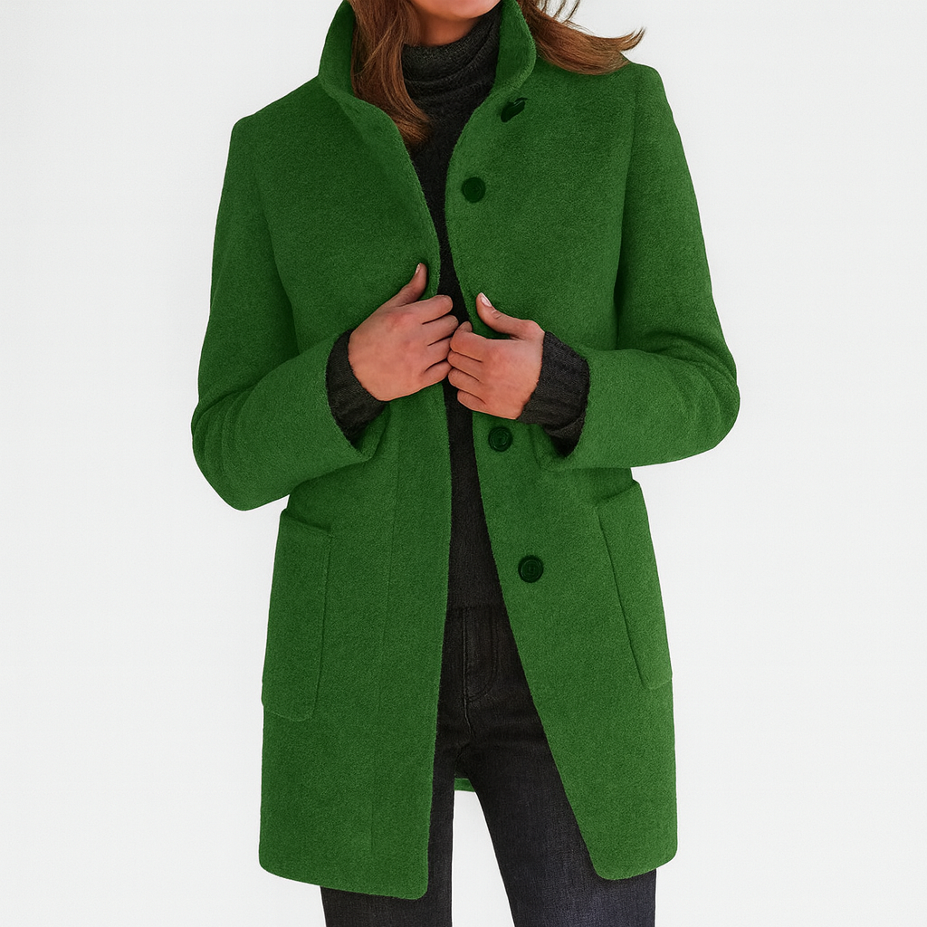 Vayla | Ladies Coat with High Collar