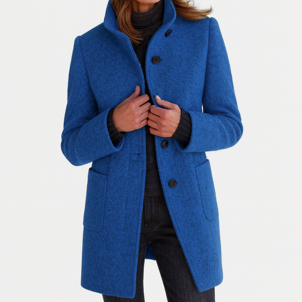 Vayla | Ladies Coat with High Collar