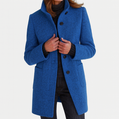 Vayla | Ladies Coat with High Collar