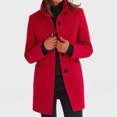 Vayla | Ladies Coat with High Collar