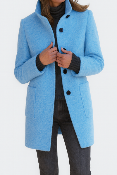 Vayla | Ladies Coat with High Collar