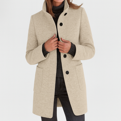 Vayla | Ladies Coat with High Collar
