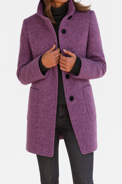 Vayla | Ladies Coat with High Collar
