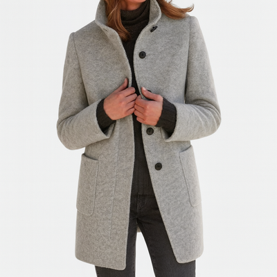 Vayla | Ladies Coat with High Collar