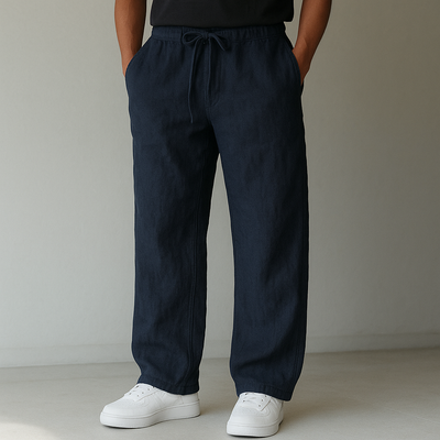 Alveno™ – Lightweight Linen Pants with Adjustable Waist