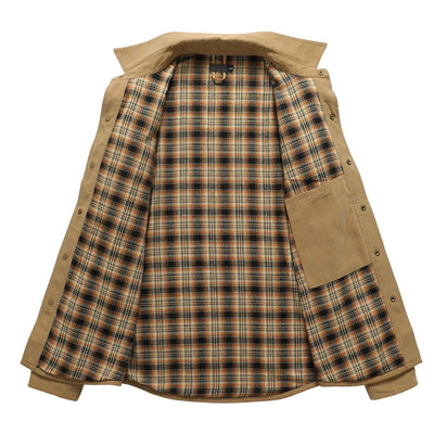 Vayla | Cowboy Flannel Lined Shirt Jacket for Men