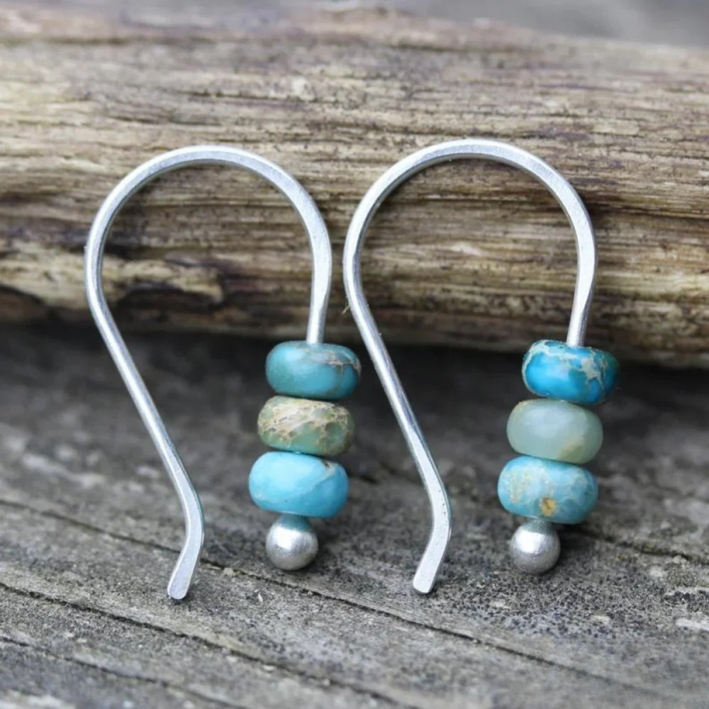 Vayla Turquoise Pearl Earrings |