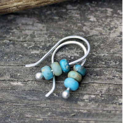 Vayla Turquoise Pearl Earrings |