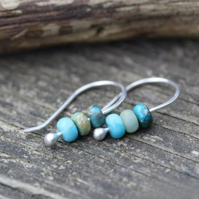 Vayla Turquoise Pearl Earrings |