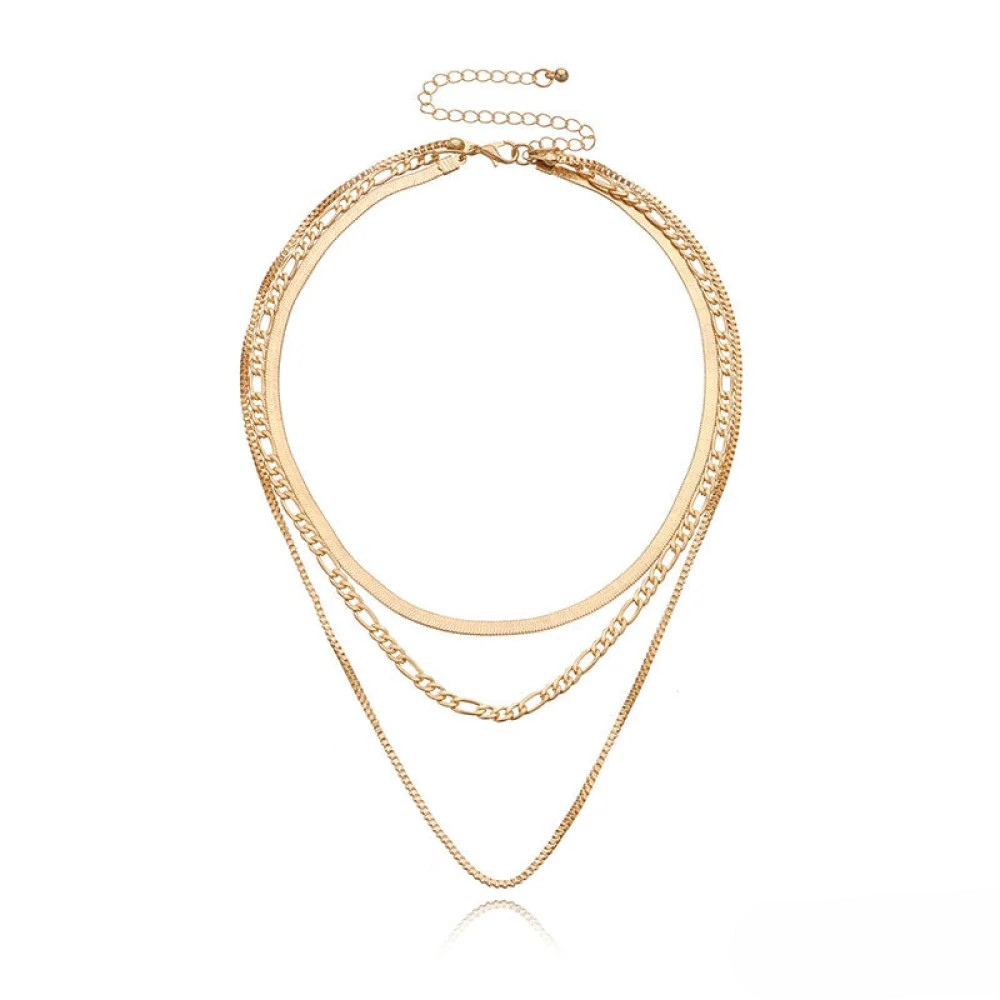 Vayla | Vintage 3-Piece Layered Necklace