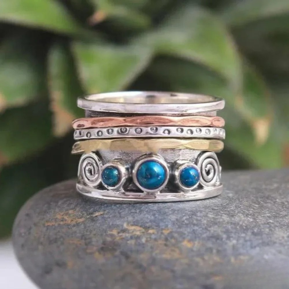 Vayla | Bohemian Sapphire Meditation Ring