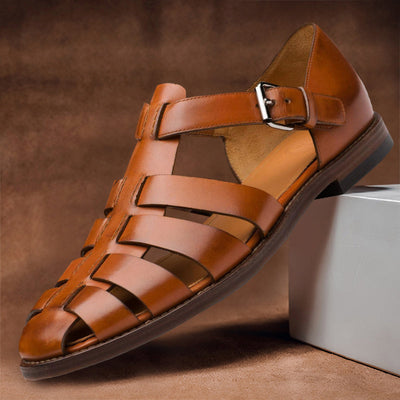 Felix | Grant Leather Fisherman Sandals