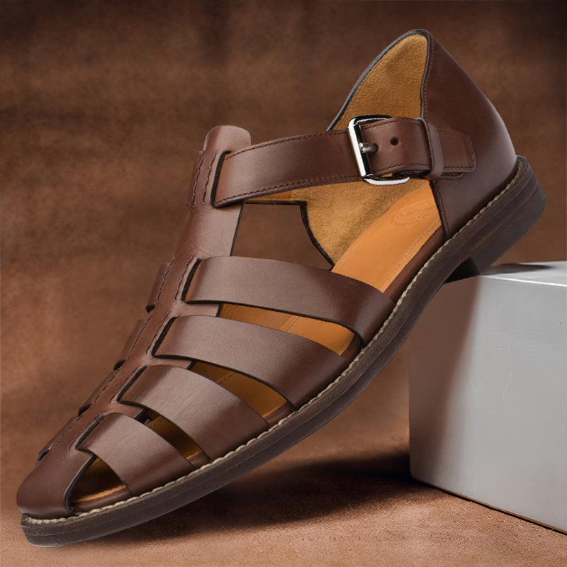 Felix | Grant Leather Fisherman Sandals