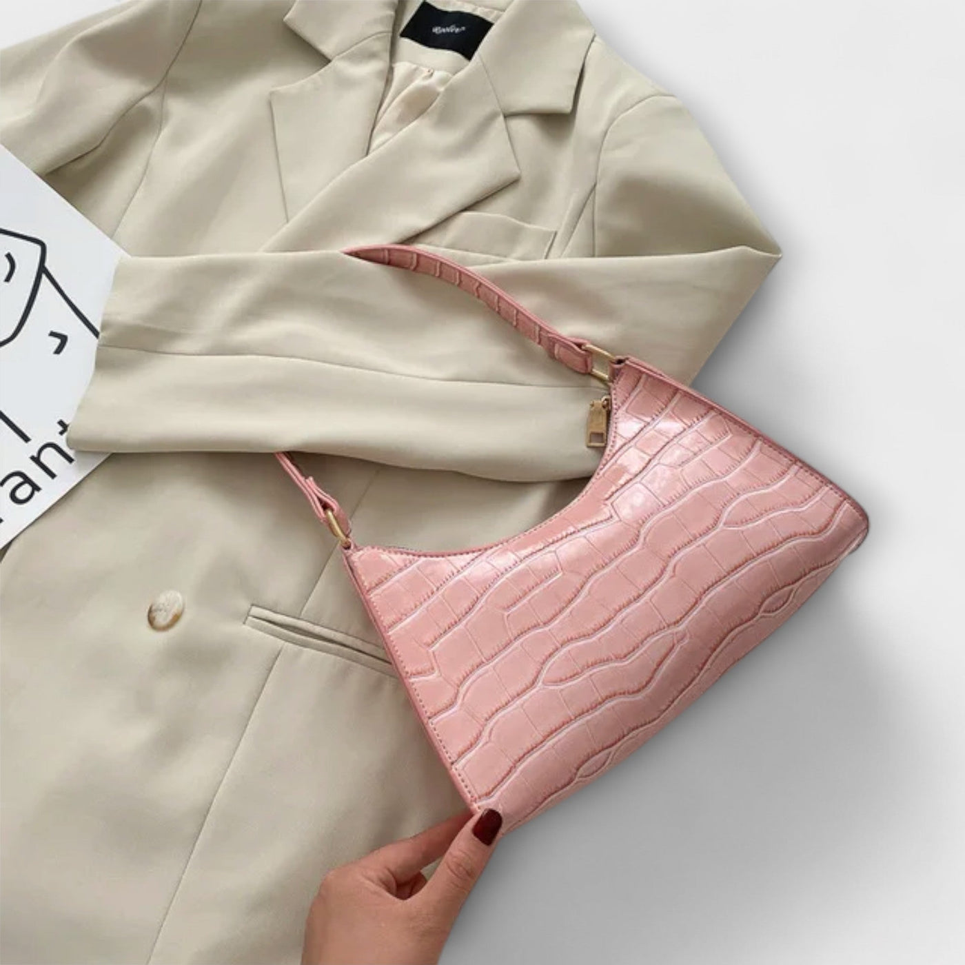 Vayla | Shiny Leather Bag