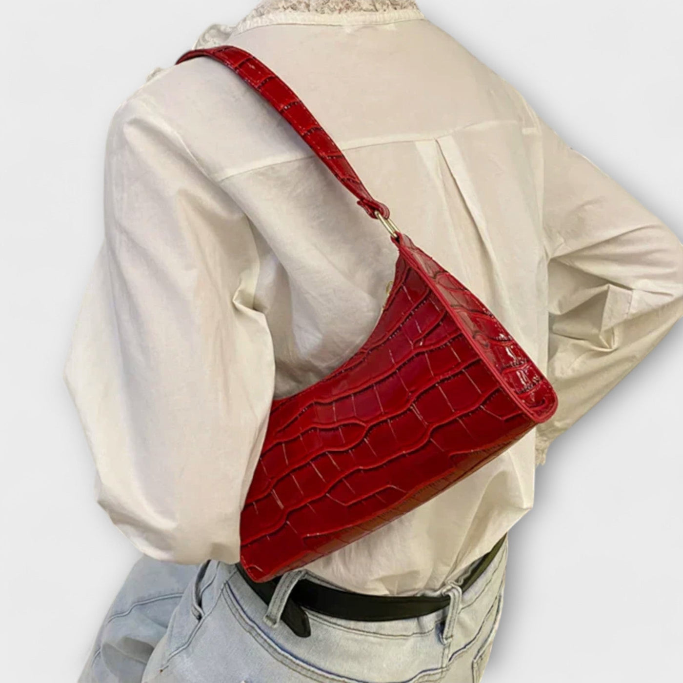 Vayla | Shiny Leather Bag