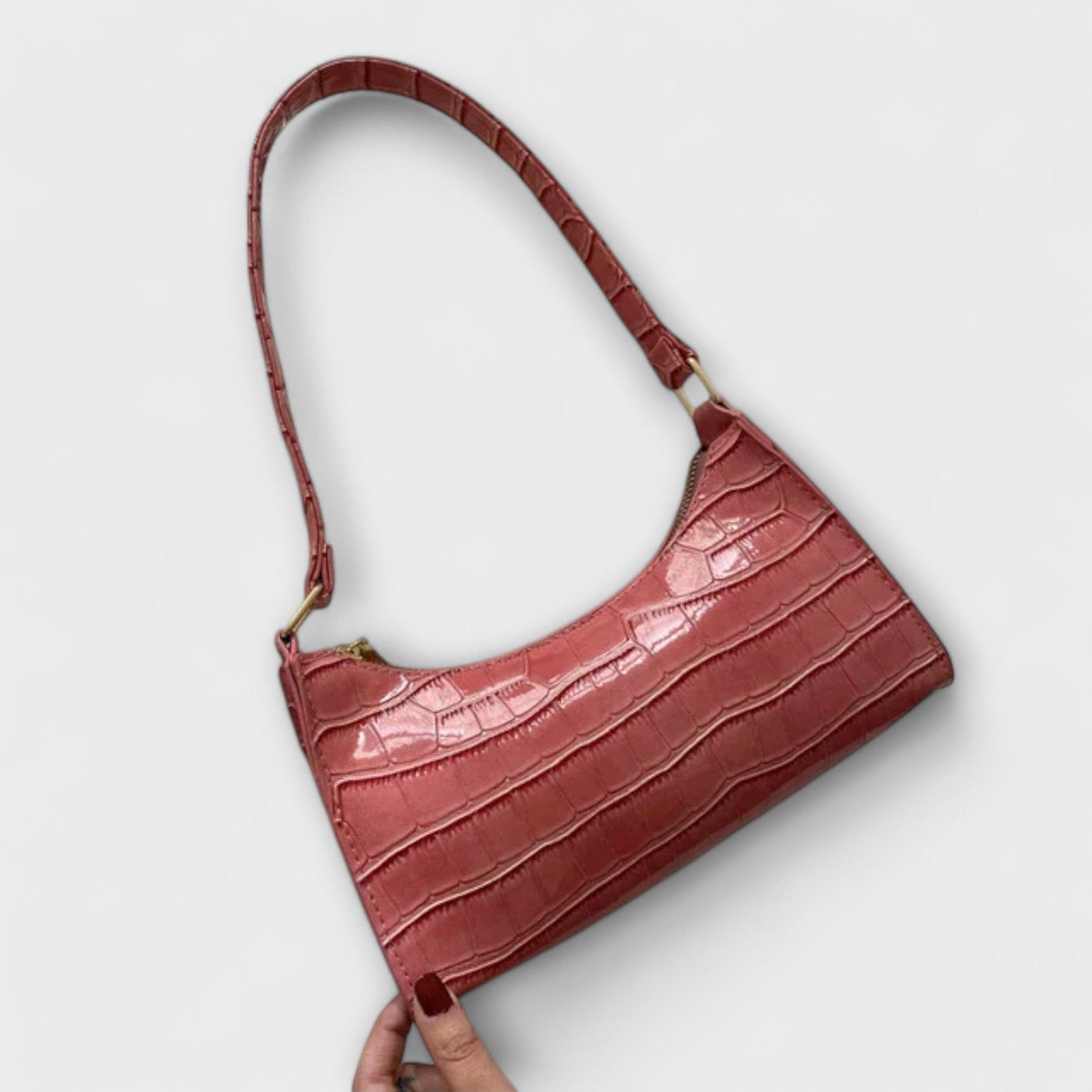Vayla | Shiny Leather Bag