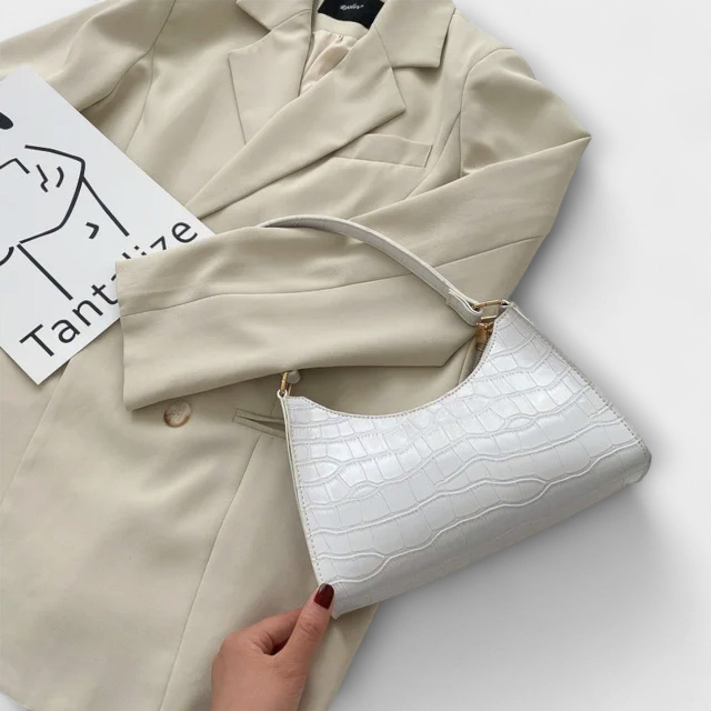 Vayla | Shiny Leather Bag