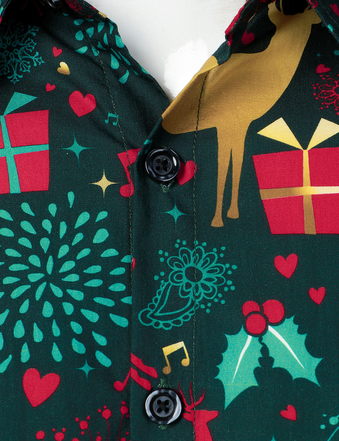 Christmas Reindeer Cotton Shirt