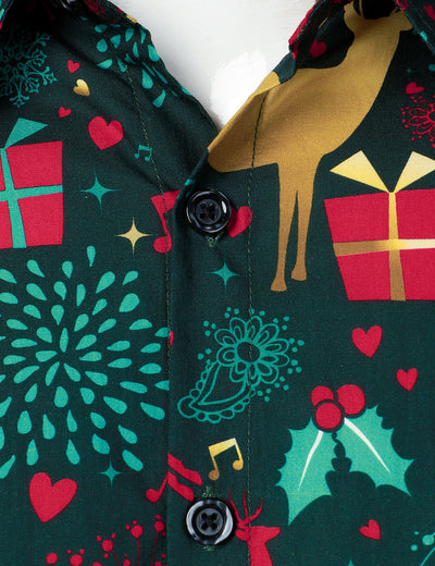 Christmas Reindeer Cotton Shirt