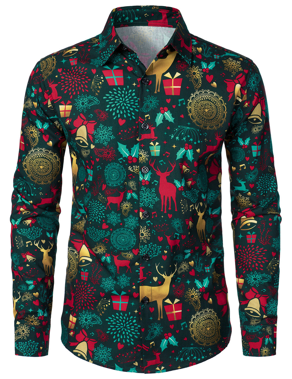 Christmas Reindeer Cotton Shirt